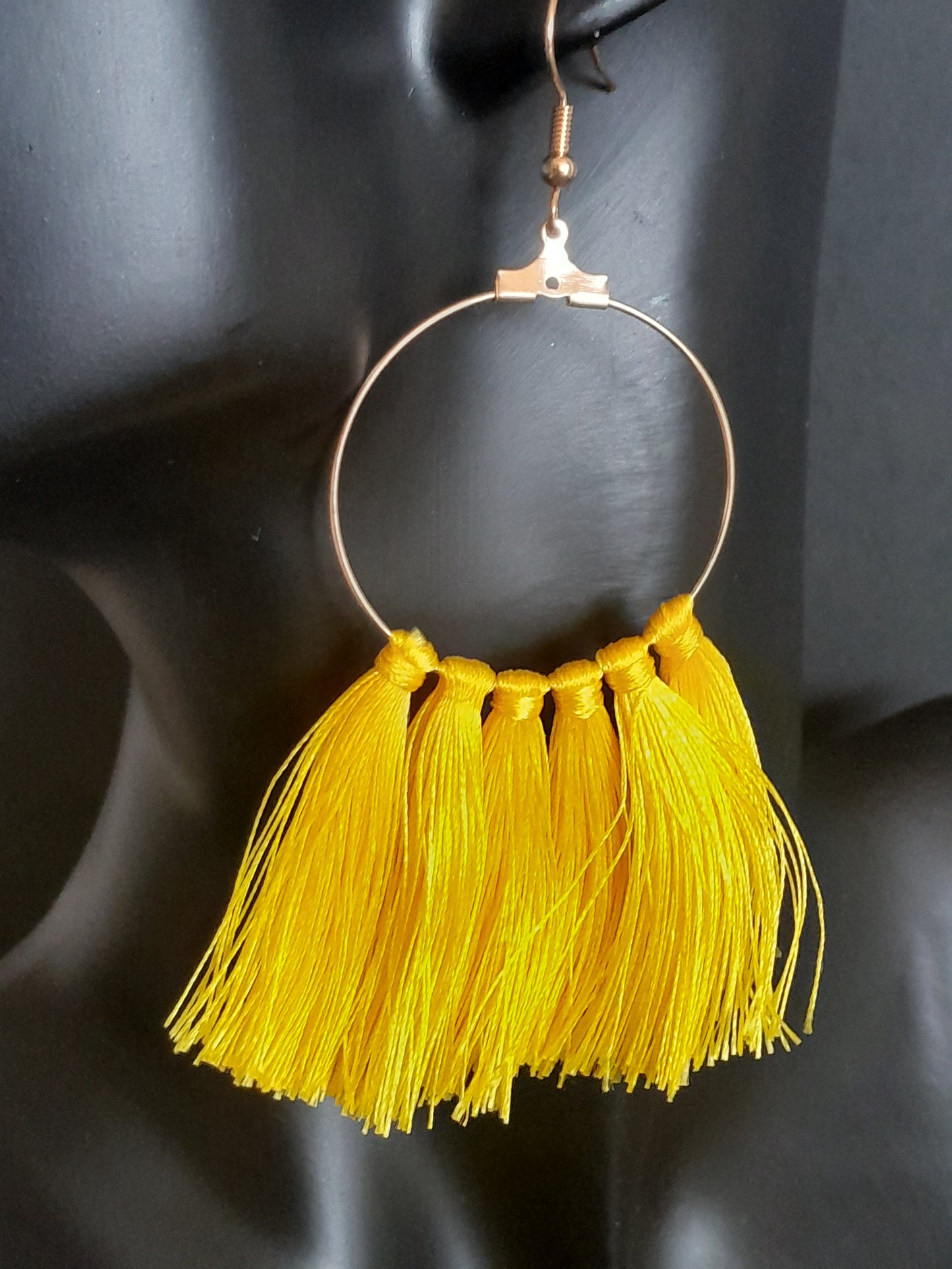 Foxy Yellow and Gold Cotton Drop